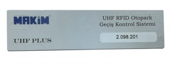 UHF STİCKER X (KRİPTOLU) HGS Araç Cam Etiketi